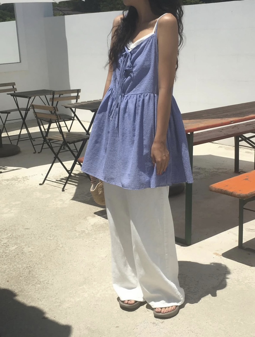 FRILL-T韓國直郵㊣女裝新品真品人氣熱賣時尚休閑連衣裙雙面FRILL-T連衣裙