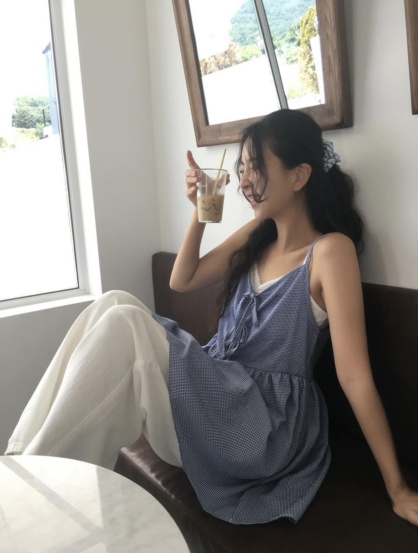 FRILL-T韓國直郵㊣女裝新品真品人氣熱賣時尚休閑連衣裙雙面FRILL-T連衣裙
