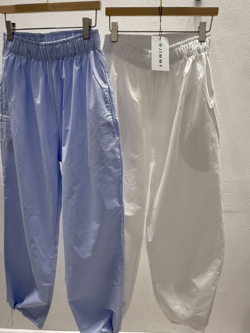JIMMY韓國代購㊣女士新品人氣時尚25春夏熱賣休閑休閑褲尼龍JIMMY/REMAKE休閑褲