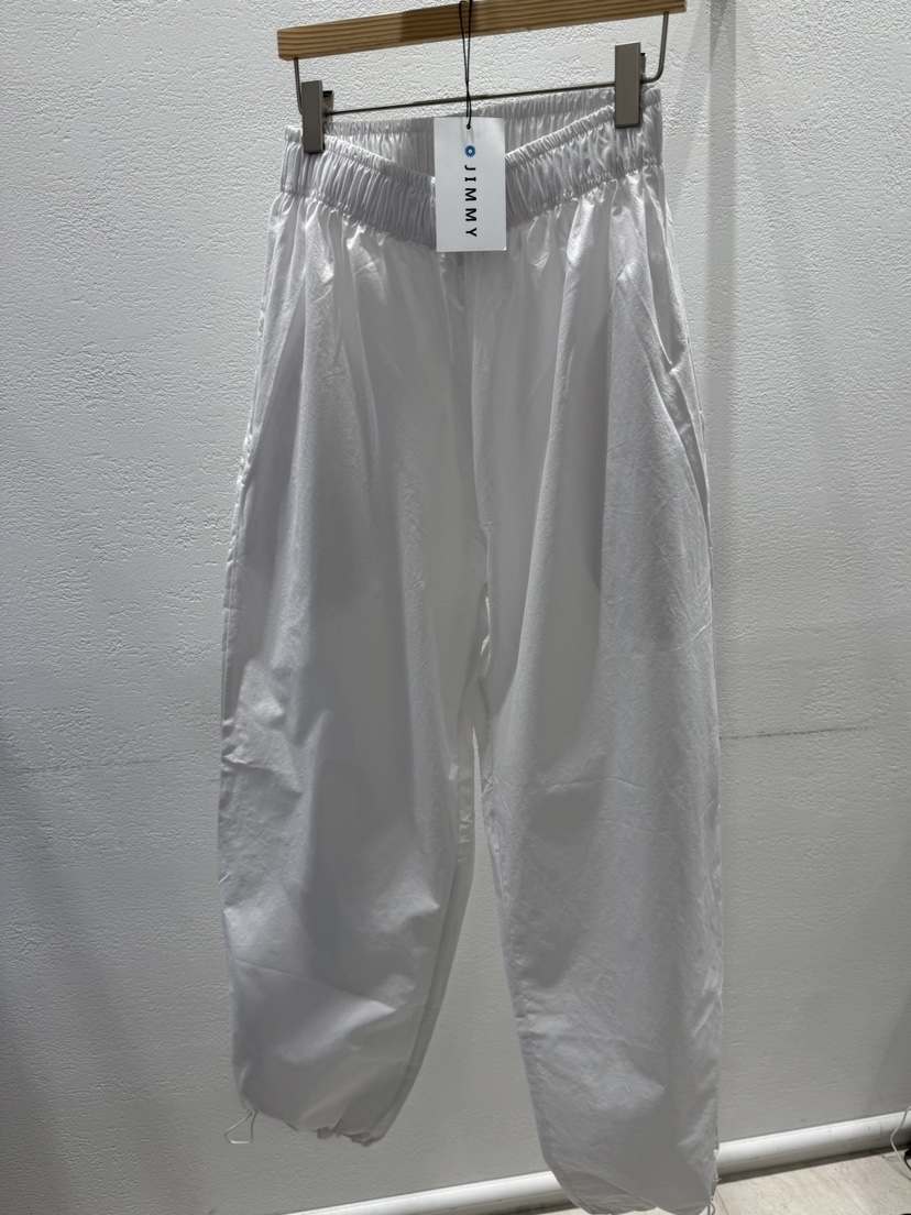 JIMMY韓國代購㊣女士新品人氣時尚25春夏熱賣休閑休閑褲尼龍JIMMY/REMAKE休閑褲圖色2