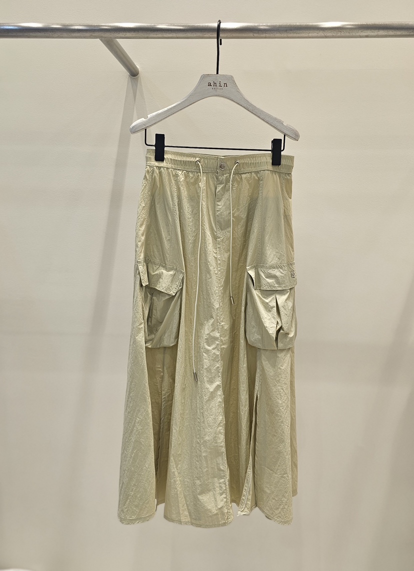 NEOUL東大門㊣直郵女裝新品25春夏真品職業熱賣推薦人氣長裙NEOUL/ahin雙領標簽長裙圖色2