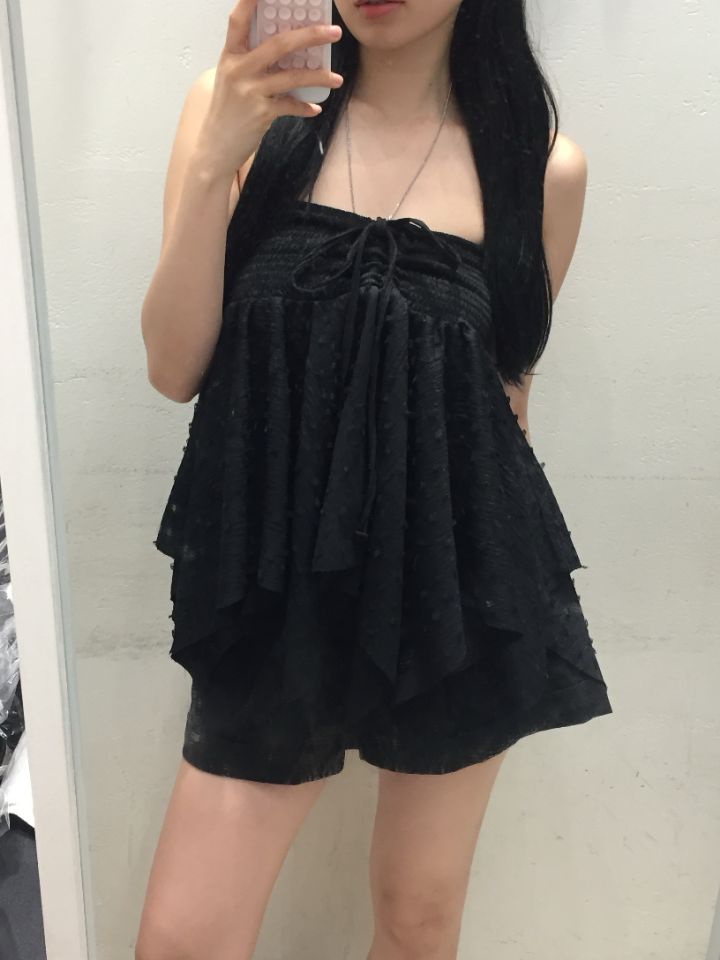 mars東大門㊣實拍女士新品人氣休閑熱賣時尚職業推薦吊帶背心mars吊帶/背心