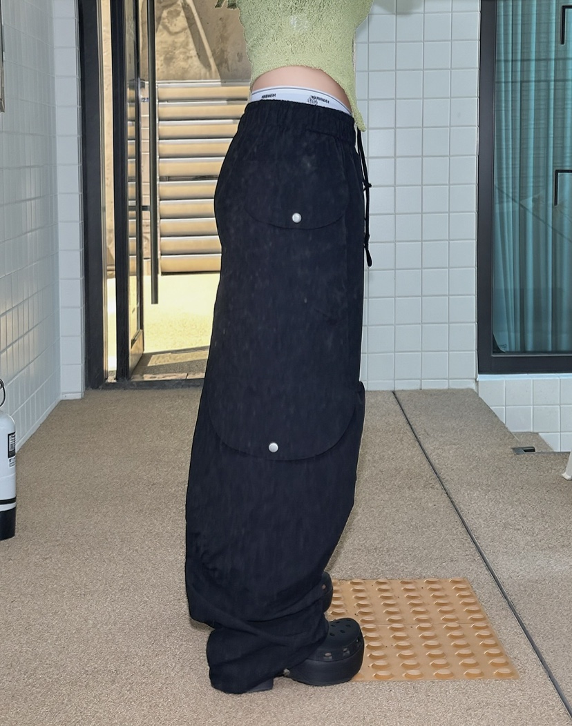 BYRING東大門㊣直郵女裝新款25春夏熱賣職業人氣推薦休閑褲BYRING休閑褲