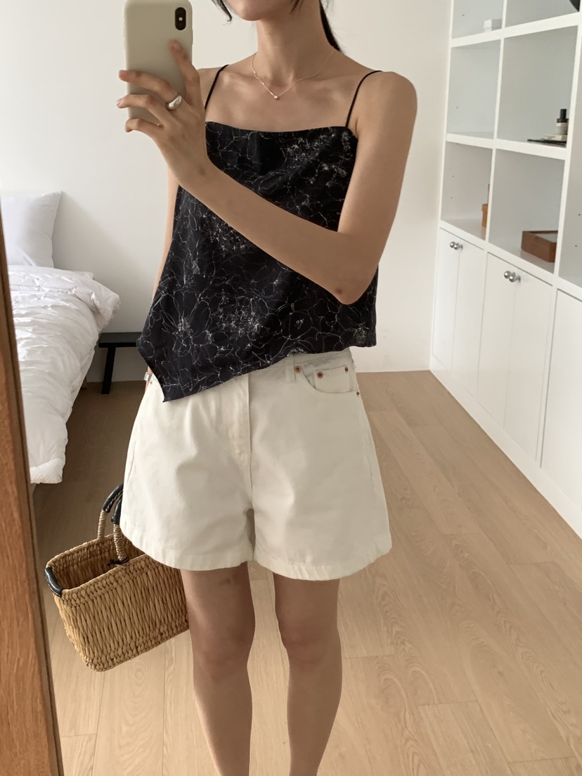 FRILL-T東大門㊣實拍女士新品休閑推薦25春夏真品吊帶背心FRILL-T吊帶/背心