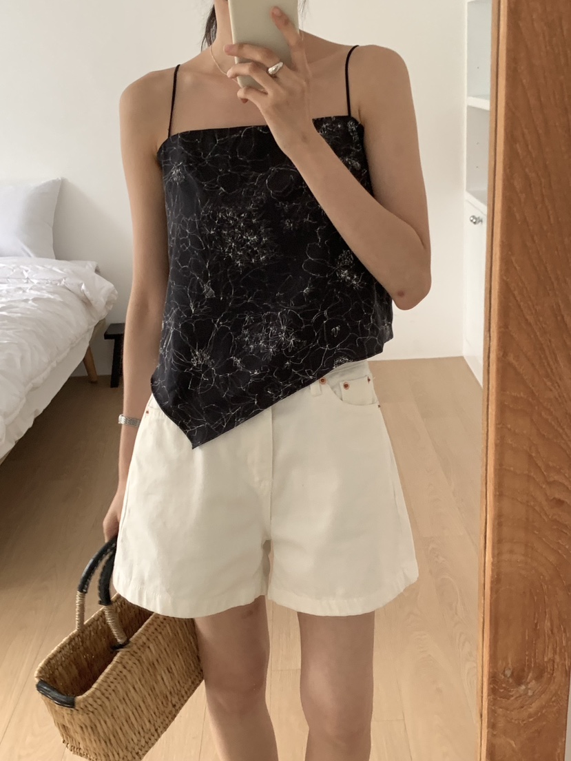 FRILL-T東大門㊣實拍女士新品休閑推薦25春夏真品吊帶背心FRILL-T吊帶/背心