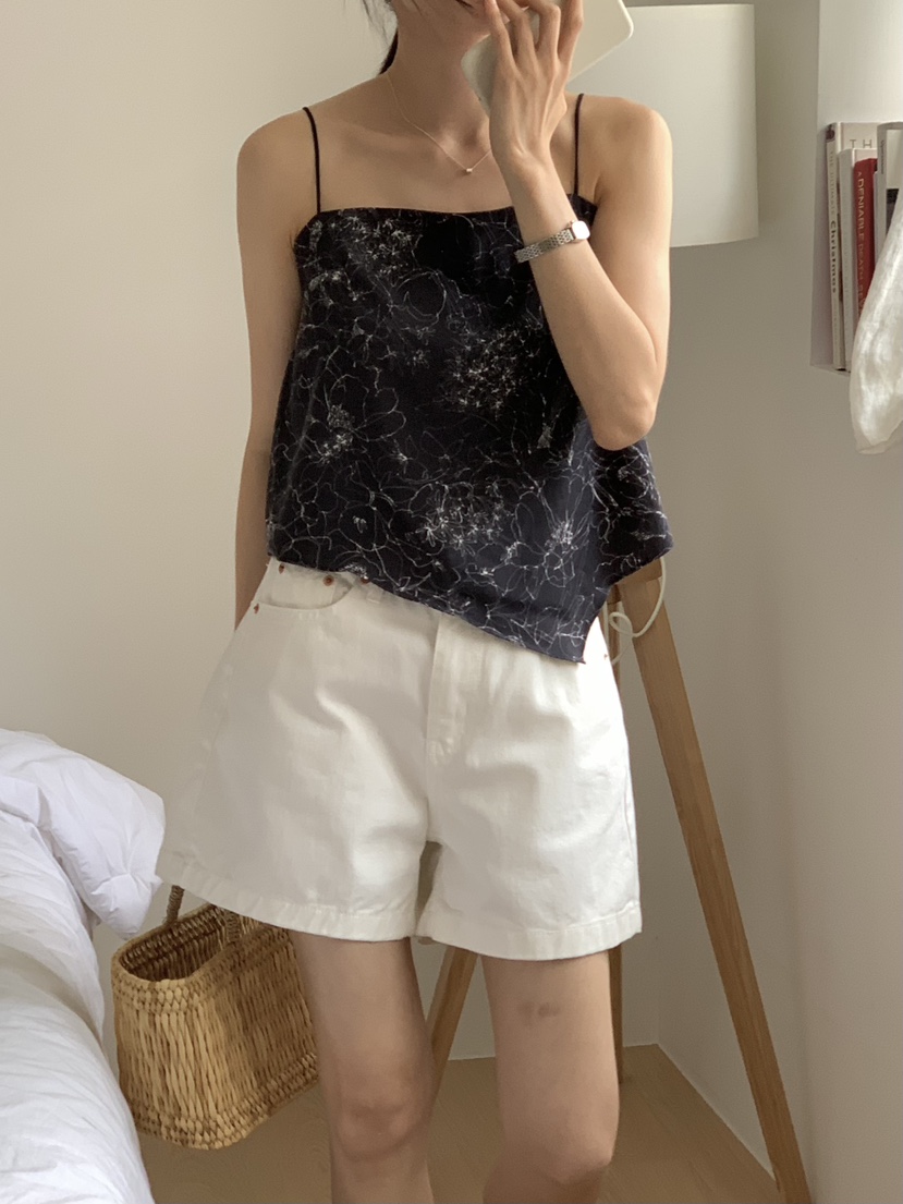 FRILL-T東大門㊣實拍女士新品休閑推薦25春夏真品吊帶背心FRILL-T吊帶/背心