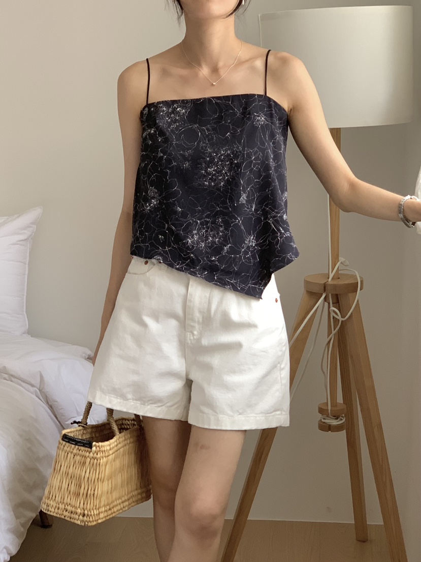 FRILL-T東大門㊣實拍女士新品休閑推薦25春夏真品吊帶背心FRILL-T吊帶/背心