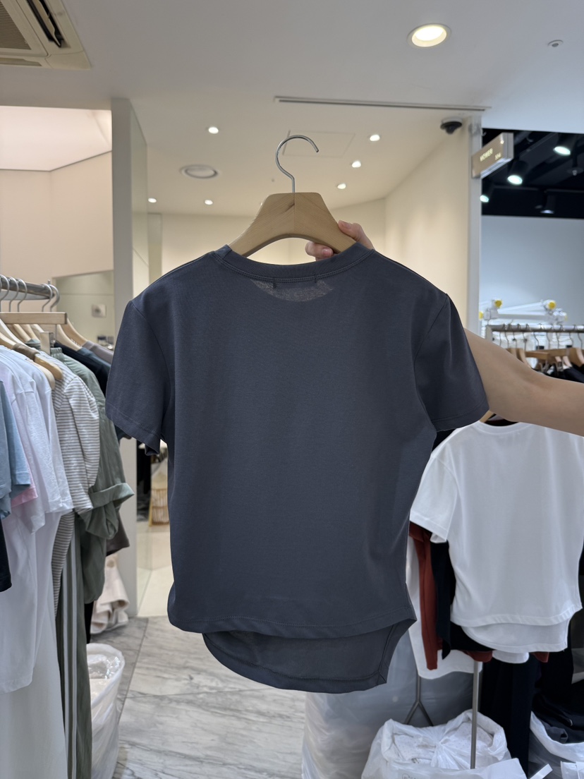YIKHO STYLE韓國直郵㊣女裝新品真品職業時尚熱賣休閑25春夏T恤YIKHO STYLET恤