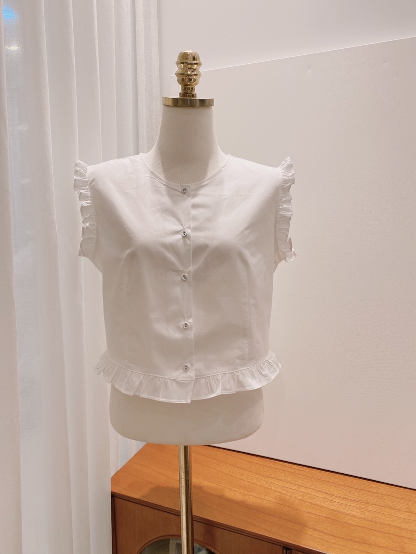 LETAILOR東大門㊣代購女裝新品推薦熱賣25春夏休閑襯衫蕾絲衫LETAILOR襯衫/蕾絲衫