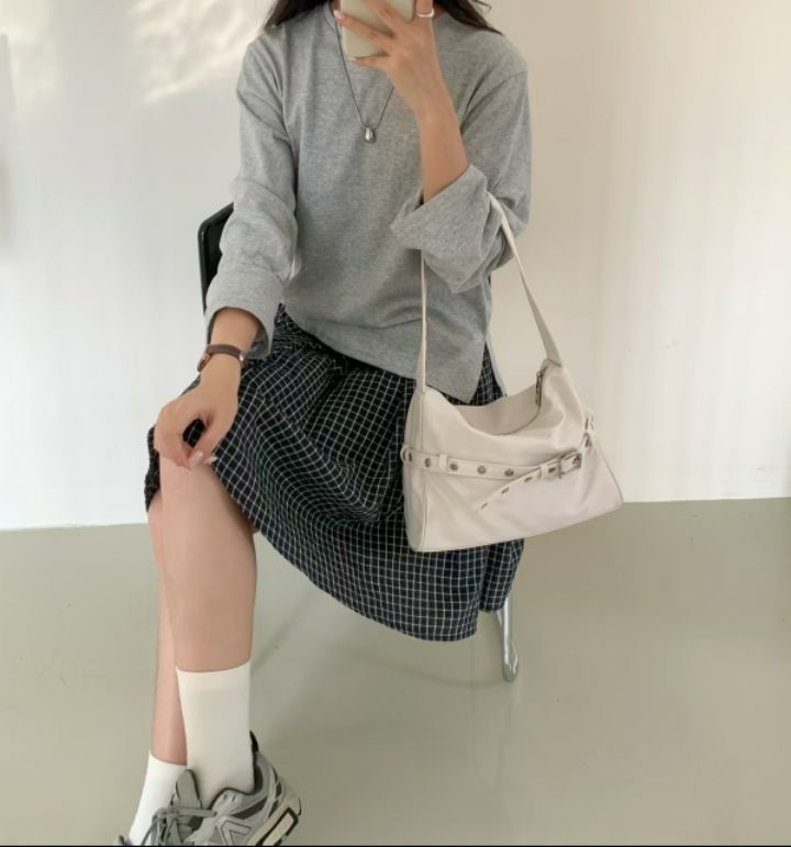 TROUVAILLE韓國直郵㊣女士新款25春夏推薦時尚休閑單肩斜跨包TROUVAILLE單肩/斜跨包