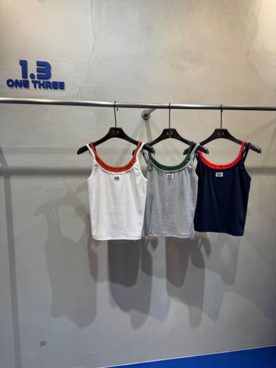1.3東大門㊣實拍女裝新品休閑25春夏推薦人氣職業吊帶背心1.3吊帶/背心