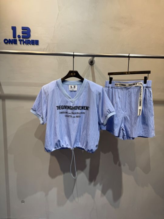 1.3東大門㊣直郵女裝新款職業25春夏熱賣真品時尚休閑套裝1.3套裝圖色2