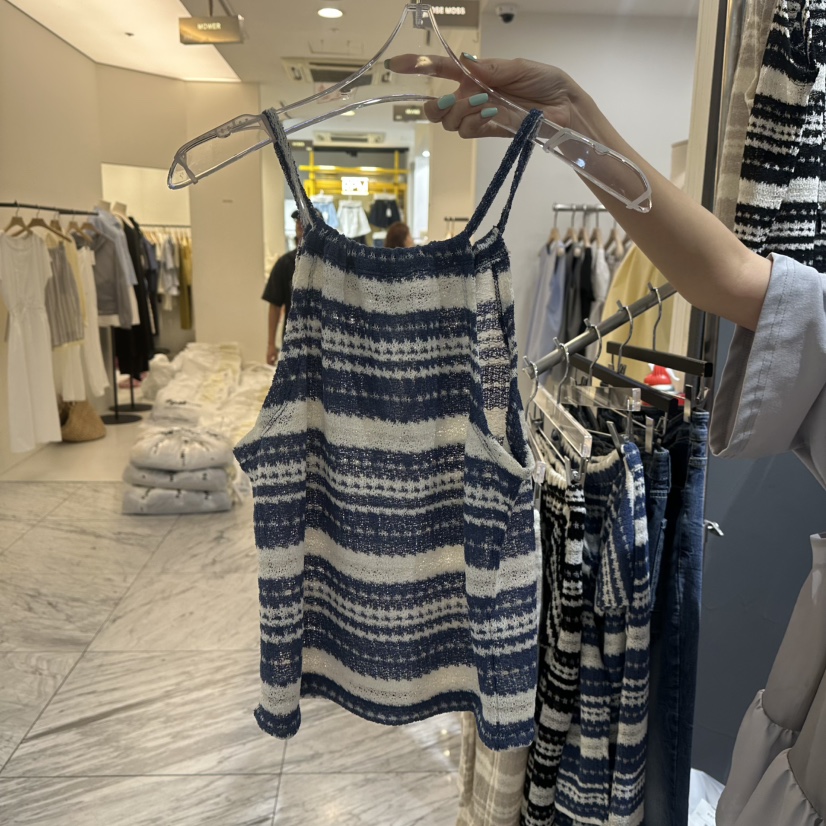 RARE CLOSET東大門㊣直郵女士新品熱賣25春夏休閑吊帶背心RARE CLOSET吊帶/背心圖色2
