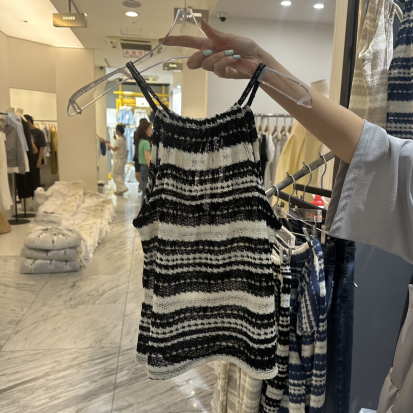 RARE CLOSET東大門㊣直郵女士新品熱賣25春夏休閑吊帶背心RARE CLOSET吊帶/背心圖色3