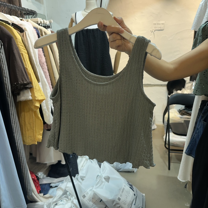 OZ韓國直郵㊣女士新款時尚25春夏休閑熱賣推薦真品吊帶背心OZ.ounce吊帶/背心圖色4
