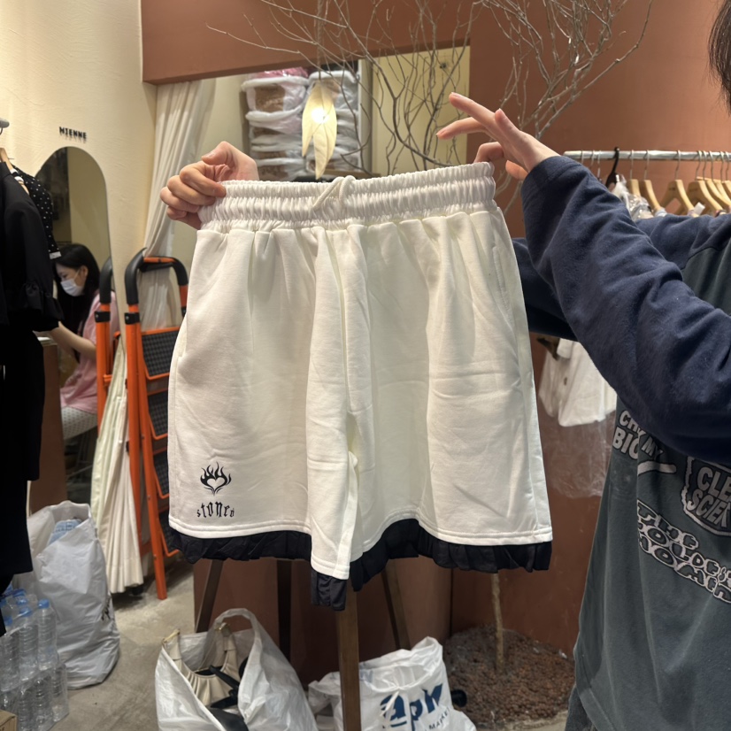 MIENNE東大門㊣實拍女裝新品熱賣真品時尚推薦職業短褲荷葉邊MIENNE短褲圖色3