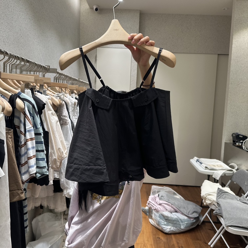 COMELY東大門㊣直郵女士新品休閑真品25春夏職業熱賣吊帶背心COMELY吊帶/背心圖色2