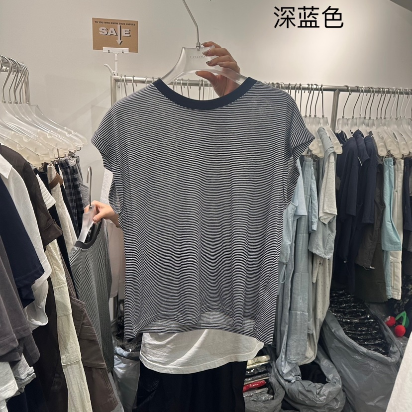 LOOKK韓國代購㊣女士新品真品推薦職業人氣時尚休閑25春夏T恤LOOKKT恤