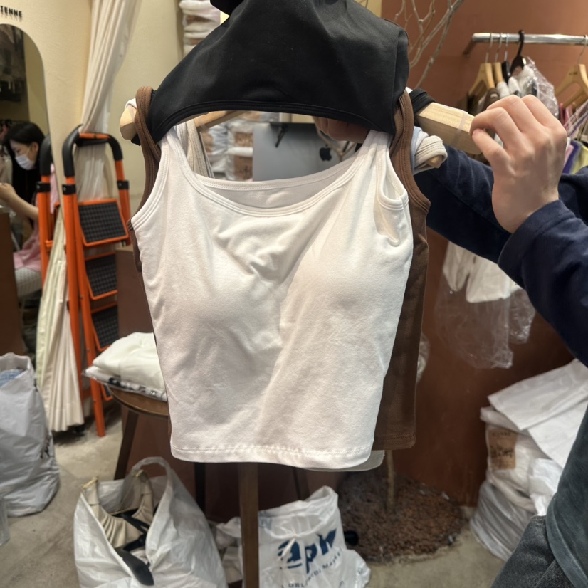 MIENNE東大門㊣實拍女裝新品時尚真品推薦休閑人氣吊帶背心MIENNE吊帶/背心圖色1