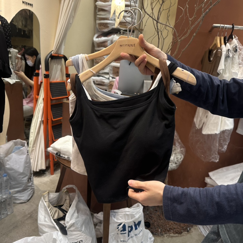 MIENNE東大門㊣實拍女裝新品時尚真品推薦休閑人氣吊帶背心MIENNE吊帶/背心圖色2