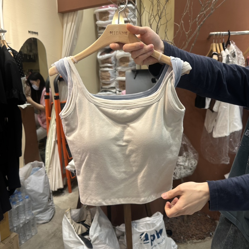 MIENNE東大門㊣實拍女裝新品時尚真品推薦休閑人氣吊帶背心MIENNE吊帶/背心圖色4