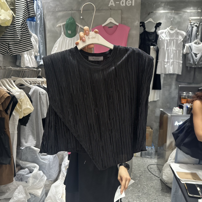 A-DEL東大門㊣代購女士新款真品人氣25春夏推薦職業吊帶背心A-DEL吊帶/背心圖色2