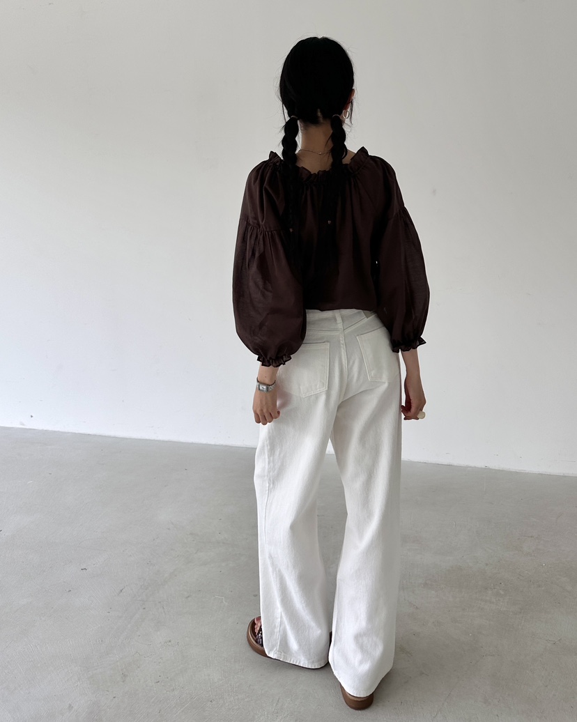 HOWDY東大門㊣直郵女裝新品人氣休閑25春夏時尚職業襯衫蕾絲衫howdy襯衫/蕾絲衫