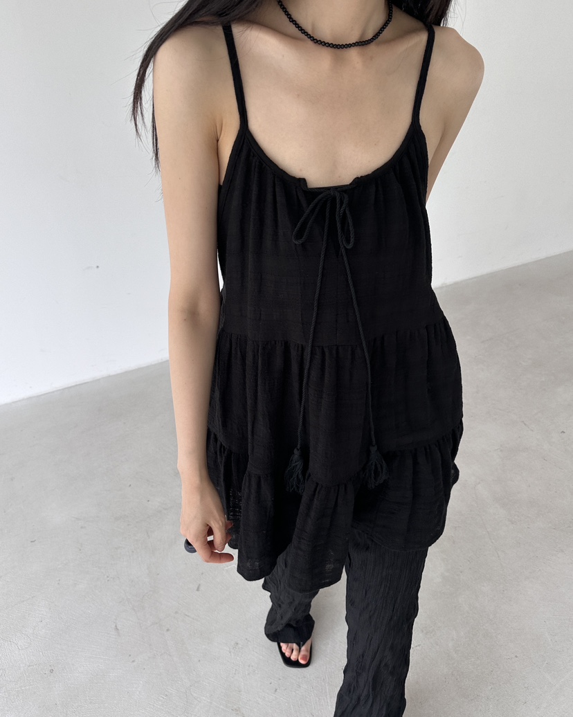 HOWDY韓國代購㊣女士新款時尚真品人氣熱賣25春夏職業吊帶背心howdy吊帶/背心