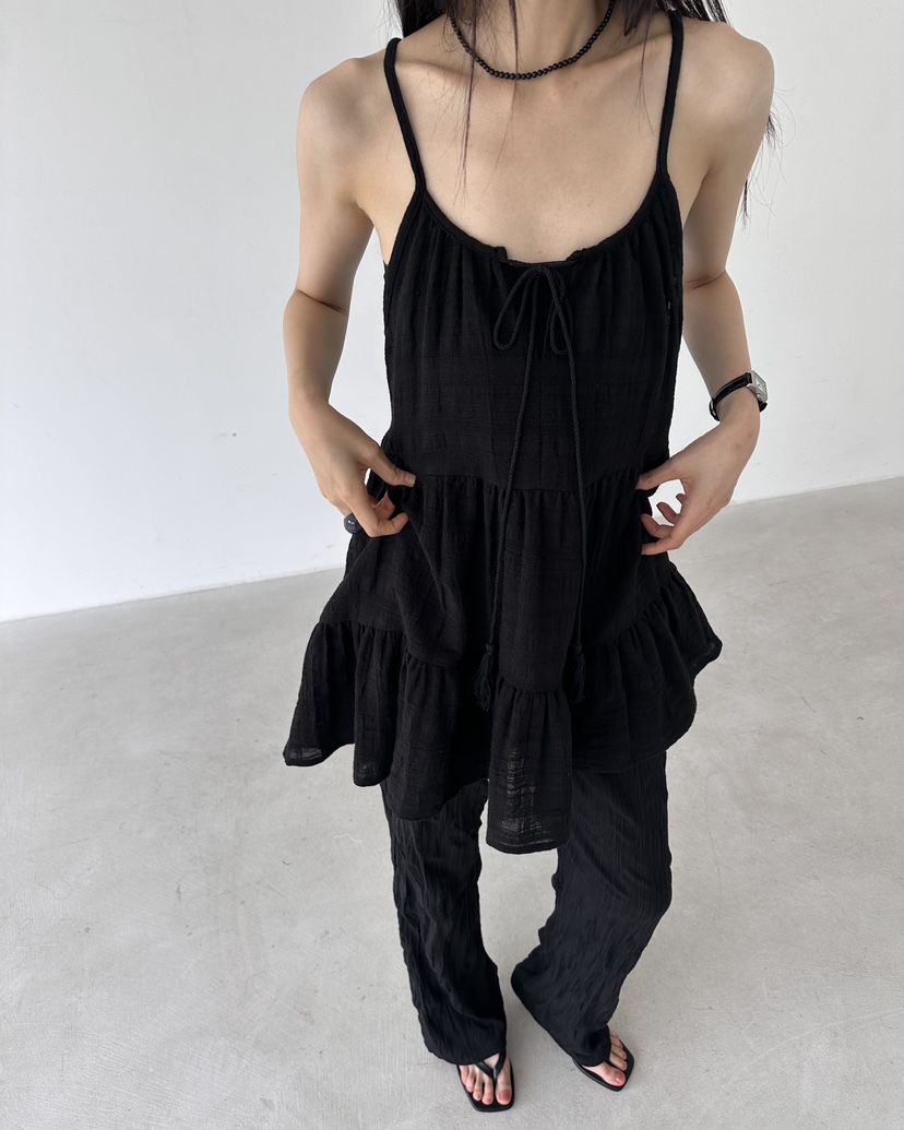 HOWDY韓國代購㊣女士新款時尚真品人氣熱賣25春夏職業吊帶背心howdy吊帶/背心