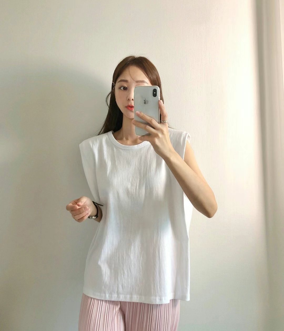 PUDDING韓國代購㊣女士新款時尚真品25春夏休閑推薦吊帶背心PUDDING吊帶/背心圖色3