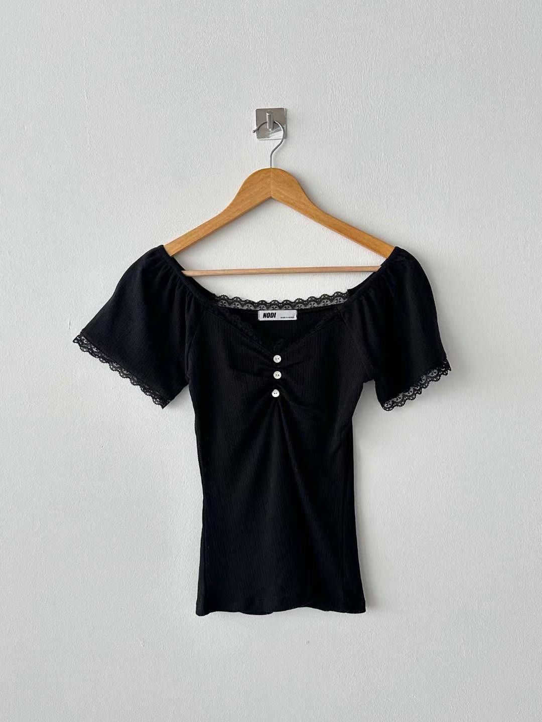 DOTNODI(無品牌標)韓國直郵㊣女裝新品熱賣真品職業人氣T恤DOTNODIT恤圖色2