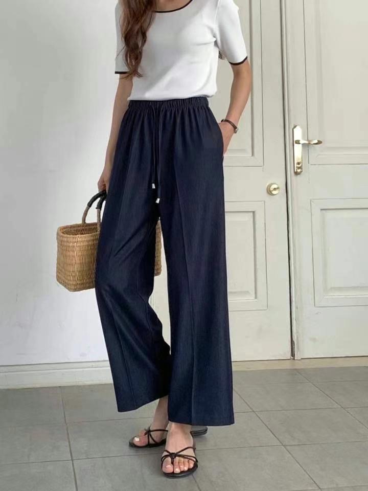 NOON韓國代購㊣女裝新品25春夏時尚職業熱賣人氣推薦休閑褲NOON休閑褲