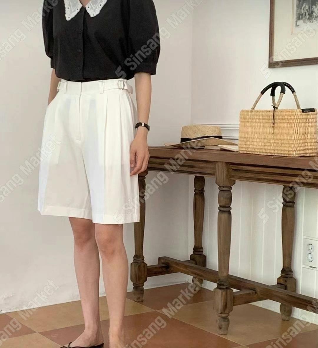 NOON東大門㊣實拍女士新品推薦職業人氣熱賣真品時尚休閑短褲NOON短褲