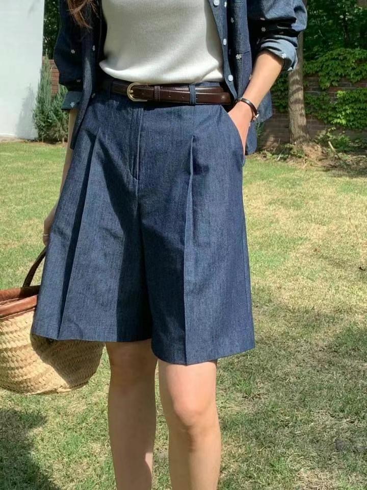 NOON韓國代購㊣女士新款職業熱賣休閑真品25春夏推薦時尚短褲NOON短褲