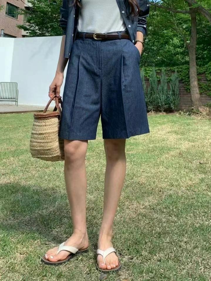 NOON韓國代購㊣女士新款職業熱賣休閑真品25春夏推薦時尚短褲NOON短褲