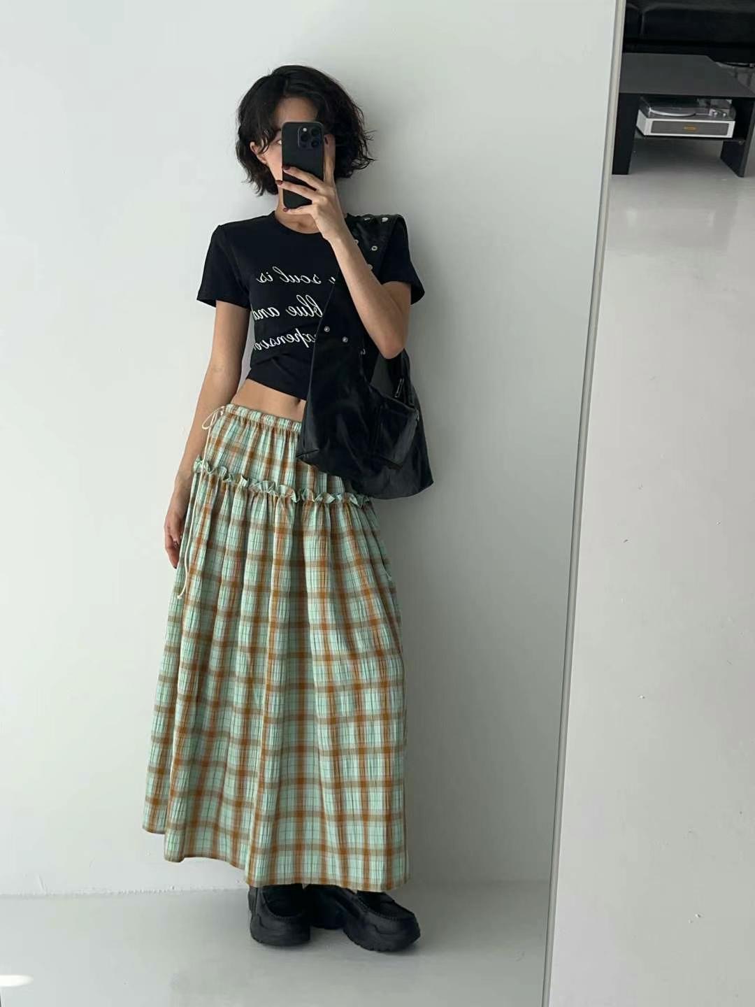 DOTNODI(無品牌標)韓國直郵㊣女裝新款推薦職業熱賣休閑長裙DOTNODI長裙
