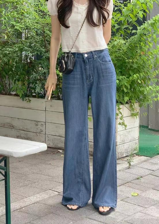 BEE韓國代購㊣女裝新款推薦真品時尚職業熱賣25春夏人氣牛仔褲BEE牛仔褲
