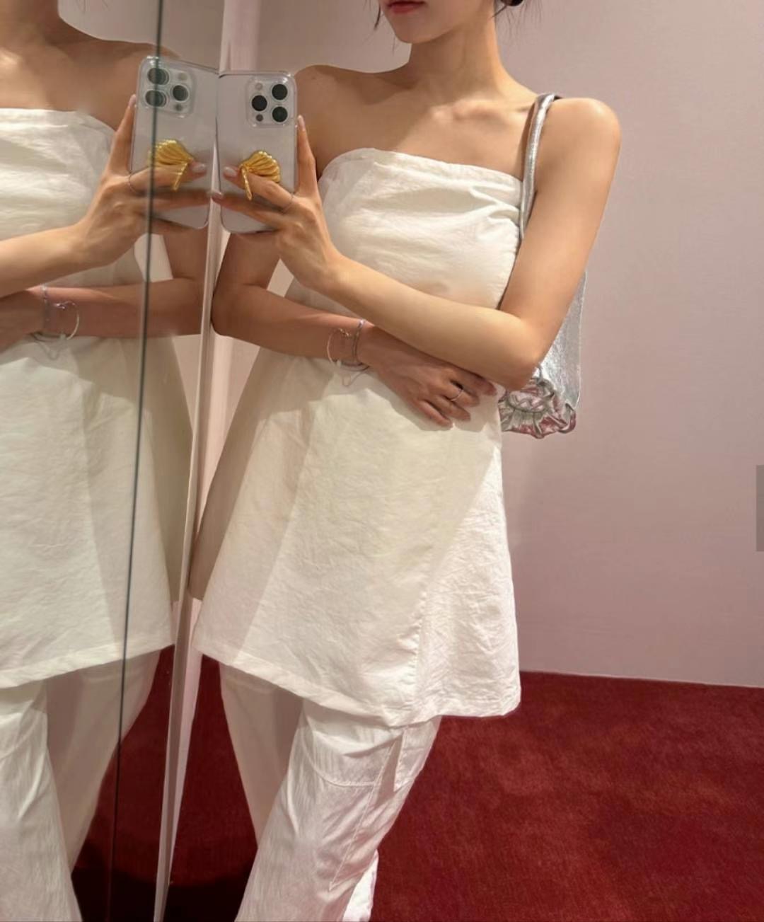 ASKMEAQUESTION韓國直郵㊣女士新款25春夏推薦人氣職業連衣裙ASKMEAQUESTION連衣裙圖色3