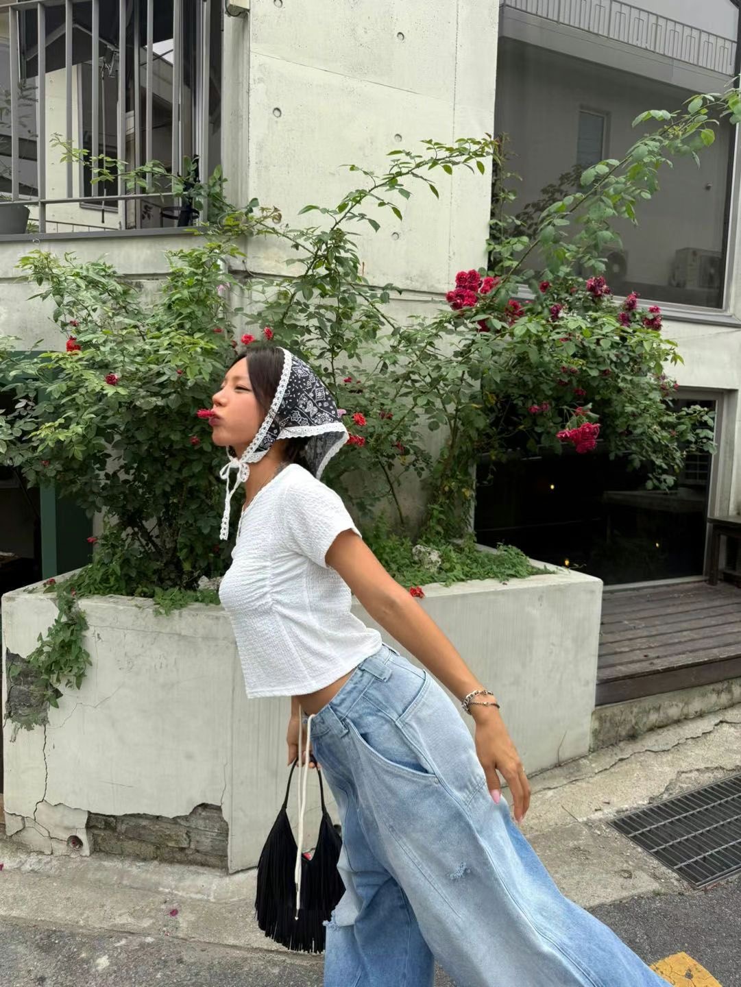 QUEENS MADE韓國代購㊣女士新品25春夏人氣真品熱賣職業T恤QUEENS MADET恤
