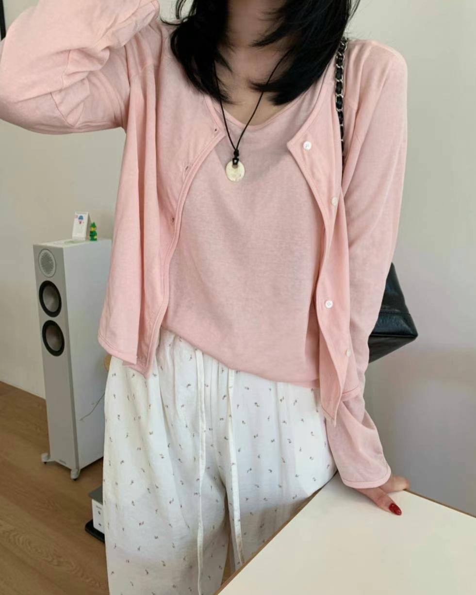 ASKMEAQUESTION韓國直郵㊣女士新品人氣真品推薦時尚熱賣套裝ASKMEAQUESTION套裝圖色2