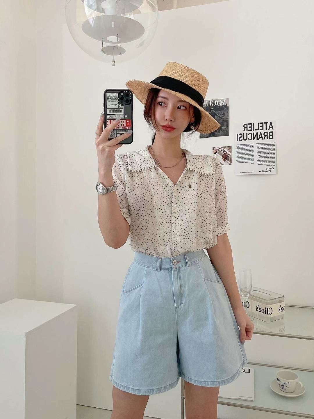 OTTO韓國直郵㊣女裝新款人氣25春夏熱賣推薦職業時尚真品短褲OTTO短褲