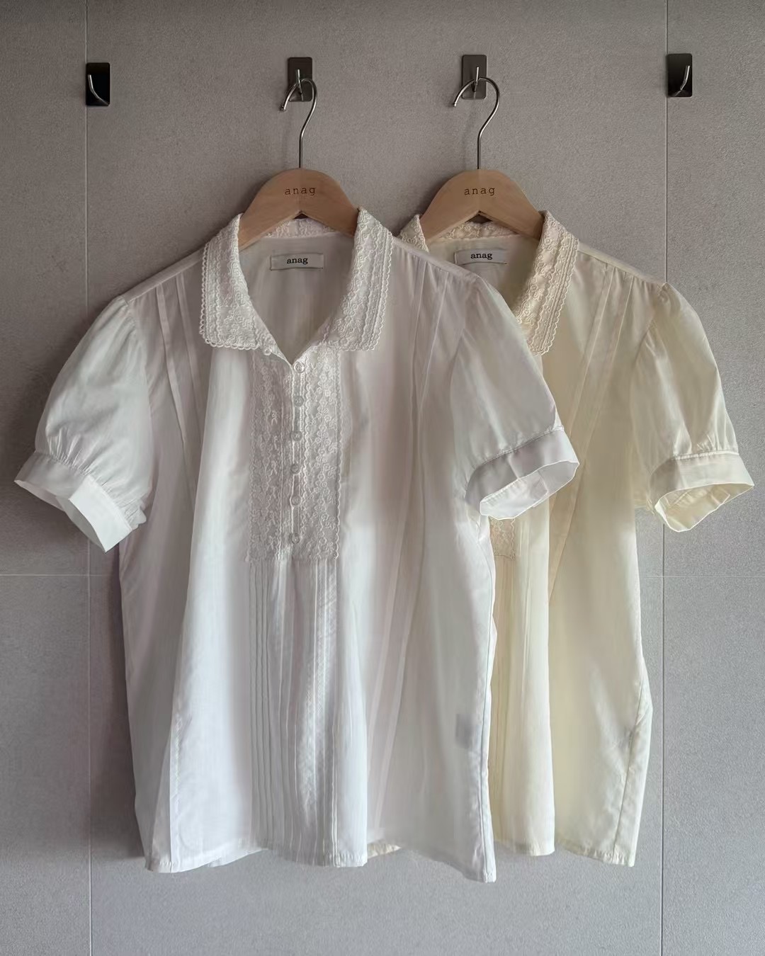 OPENING TITLE-오프닝타이틀-OT東大門㊣直郵女士新品休閑襯衫蕾絲衫蕾絲anag/OPENING TITLE襯衫/蕾絲衫