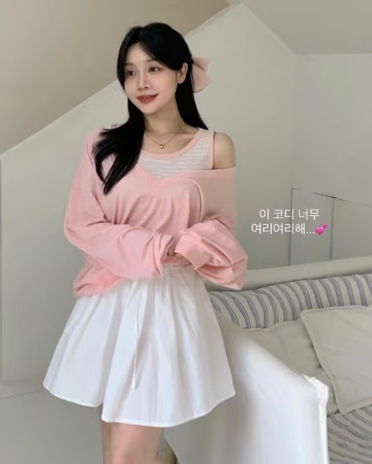 OPENING TITLE-오프닝타이틀-OT韓國直郵㊣女裝新品人氣吊帶背心不含內搭anag/OPENING TITLE吊帶/背心圖色2