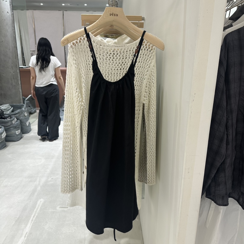 PITA韓國代購㊣女士新品真品熱賣推薦25春夏職業連衣裙亞麻THE VERLIN/piTa連衣裙圖色2