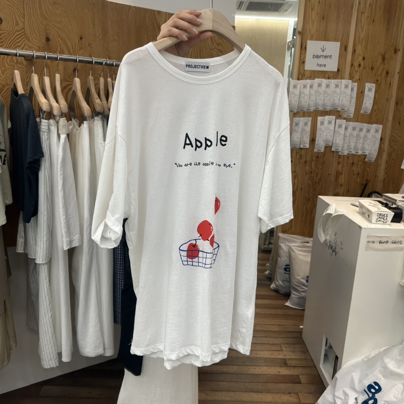 PROJECTVIEW東大門㊣代購女士新品時尚25春夏熱賣真品休閑T恤PROJECTVIEWT恤