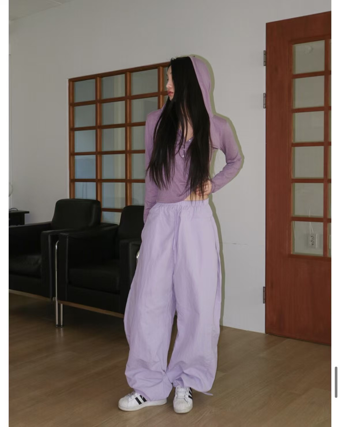 CRACKER韓國代購㊣女裝新品熱賣休閑人氣時尚25春夏推薦休閑褲CRACKER_休閑褲圖色2