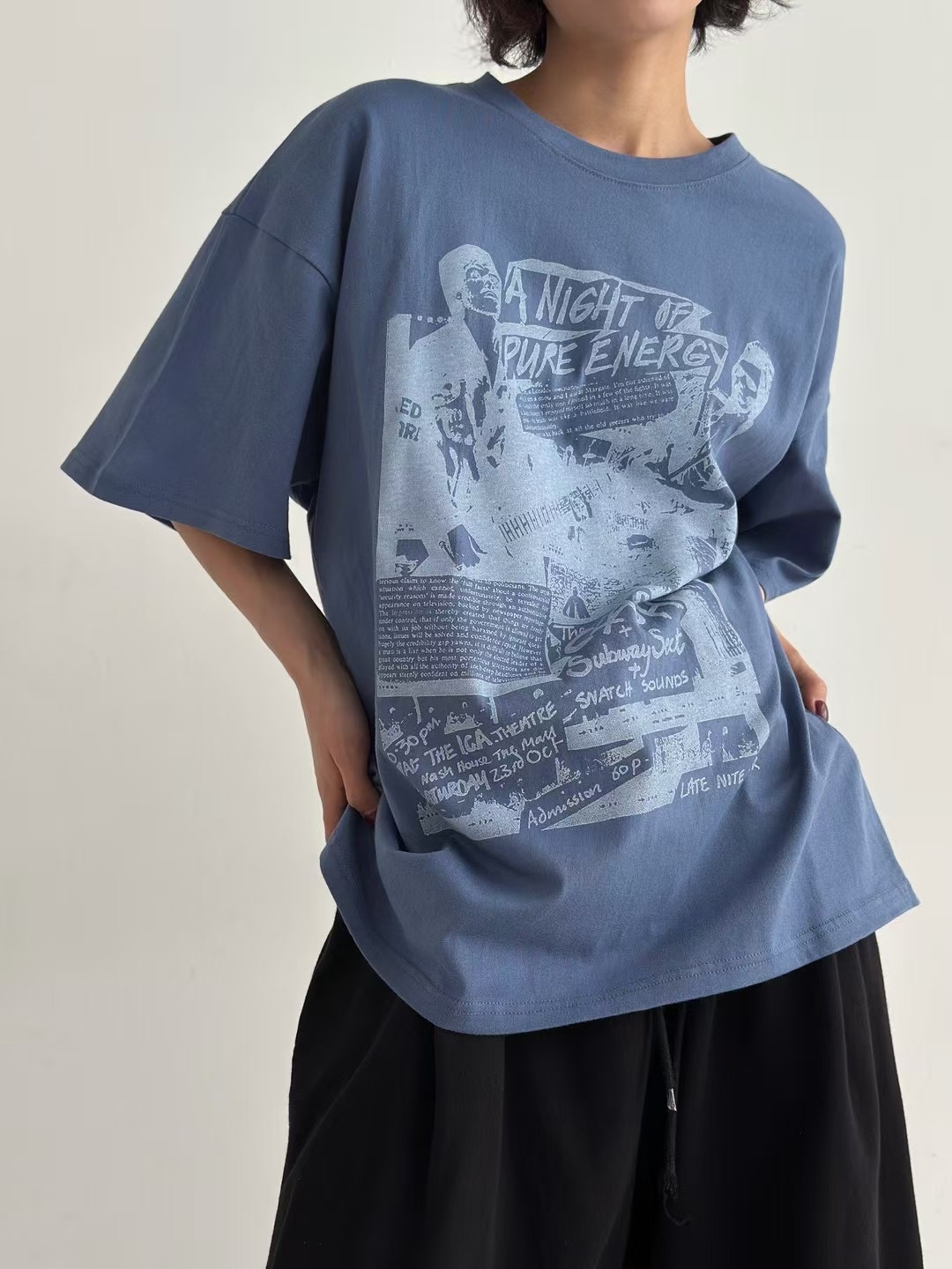 CRACKER東大門㊣實拍女士新款真品休閑人氣職業熱賣25春夏T恤CRACKER_T恤圖色3