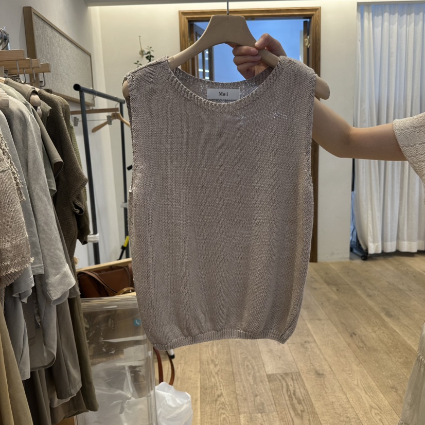 MU i東大門㊣代購女士新品推薦25春夏時尚人氣真品吊帶背心Mu:i-Q吊帶/背心