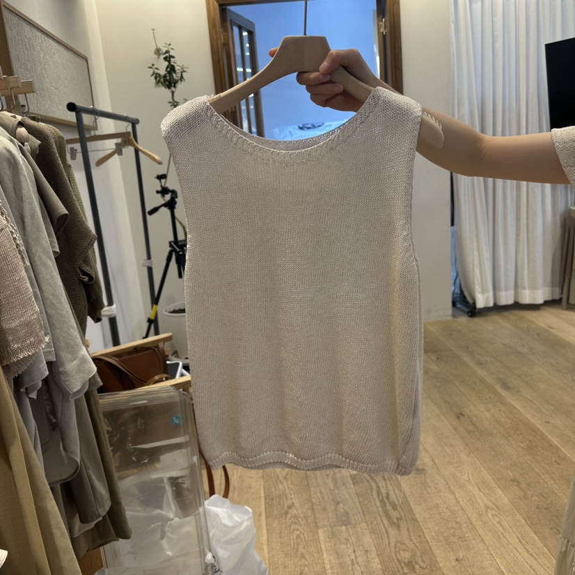 MU i東大門㊣代購女士新品推薦25春夏時尚人氣真品吊帶背心Mu:i-Q吊帶/背心圖色2