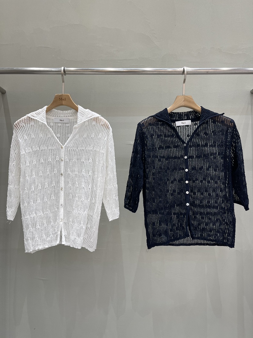 THE MUI東大門㊣實拍女裝新品25春夏時尚真品熱賣推薦針織衫Mu:i-A針織衫